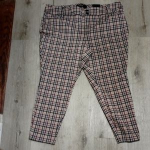 Plaid womens pants
